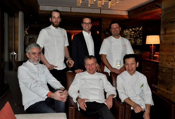 Chefs attending the Chef’s Symposium in Saas-Fee